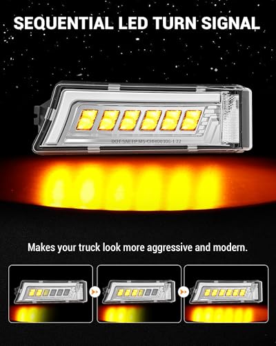 Z-OFFROAD LED Headlights Assembly with DRL for 2003-2006 Chevy Silverado Avalanche Y434052