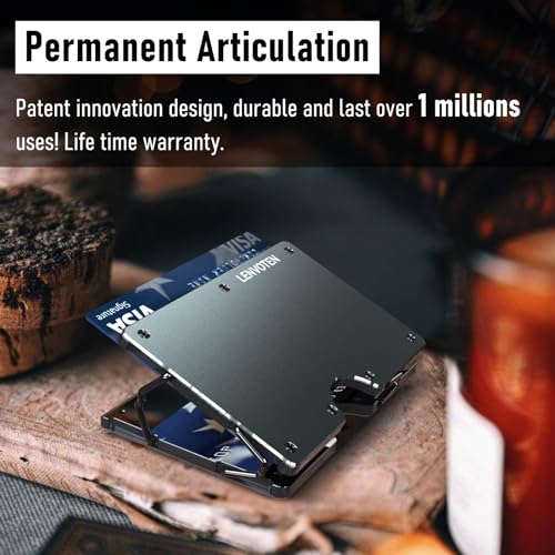 Minimalist RFID Blocking Wallet for Men with Money Clip T474