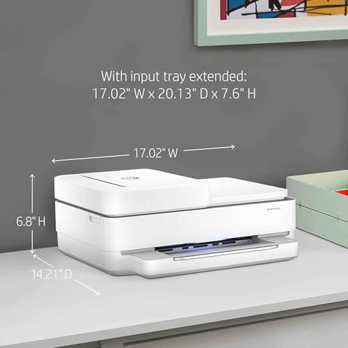 HP Envy 6458e All-in-One Wireless Color Inkjet Printer (Renewed) A62035