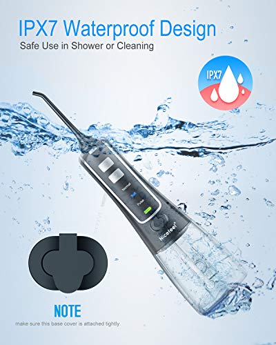 Nicefeel Cordless Water Flosser 300ML Portable Oral Irrigator IPX7 Waterproof D5811