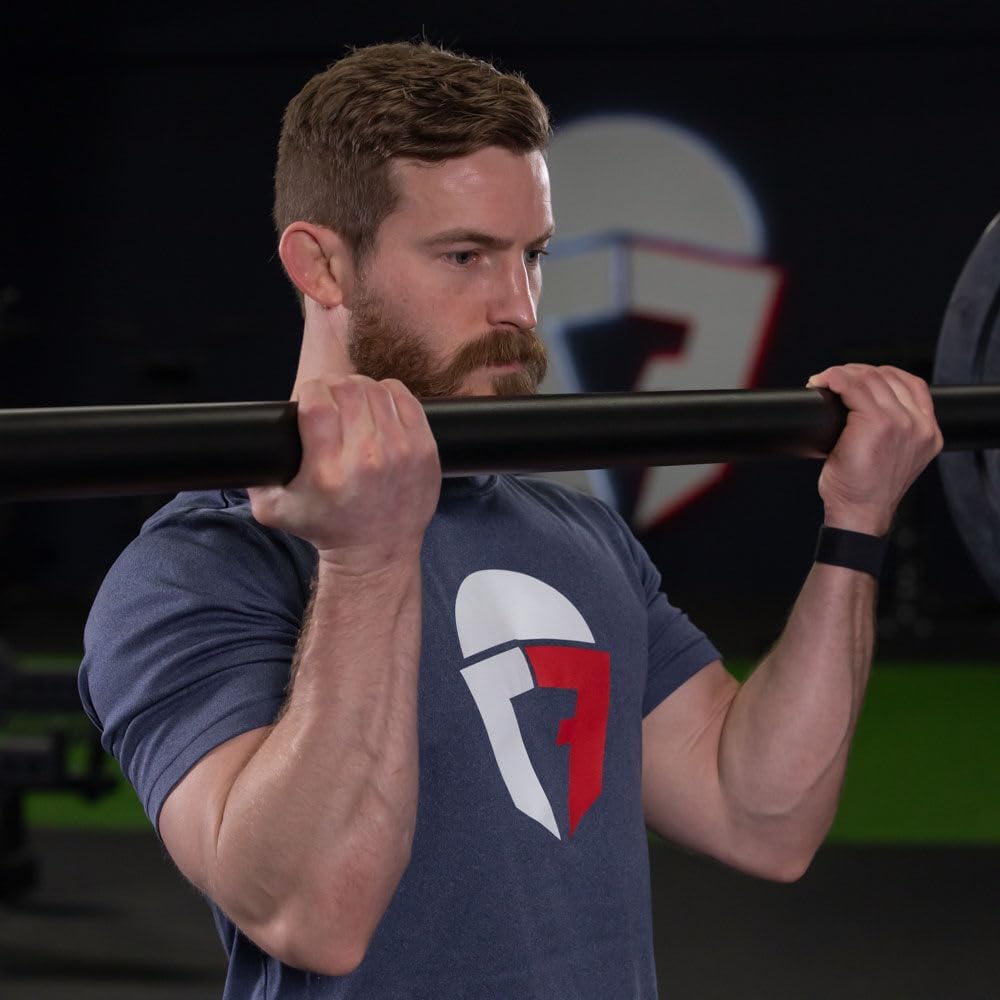 Titan Fitness 7 FT Axle Barbell, Fat Grip, 660 LB L8417
