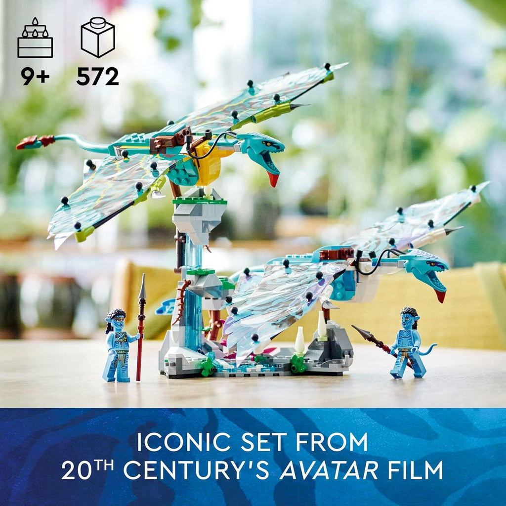 LEGO Avatar Jake & Neytiri First Banshee Flight 75572 Building Toy Set W3141