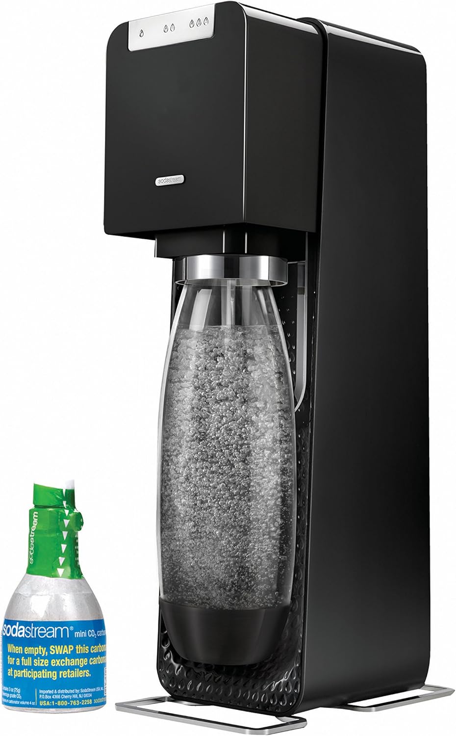 SodaStream Power Plastic Sparkling Water Maker Starter Kit, Black