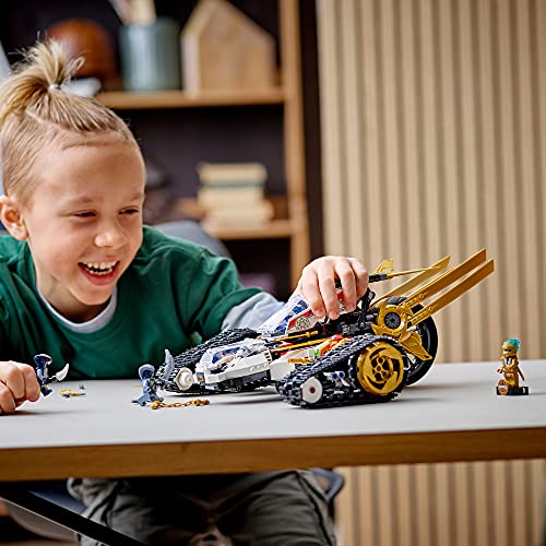 LEGO NINJAGO Legacy Ultra Sonic Raider 71739 Building Kit with Plane and Motorcycle T48140