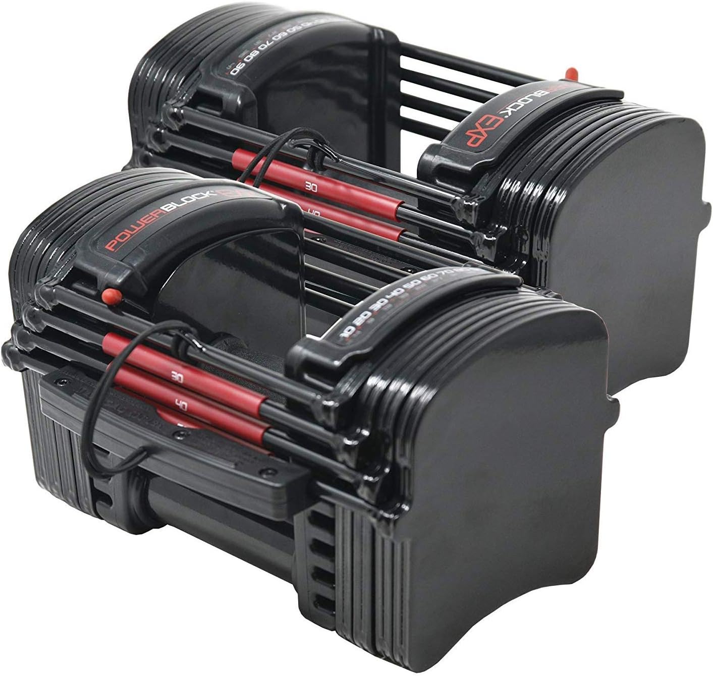 PowerBlock EXP Adjustable Dumbbells, Sold in Pairs, 5-50 Lb. E683114