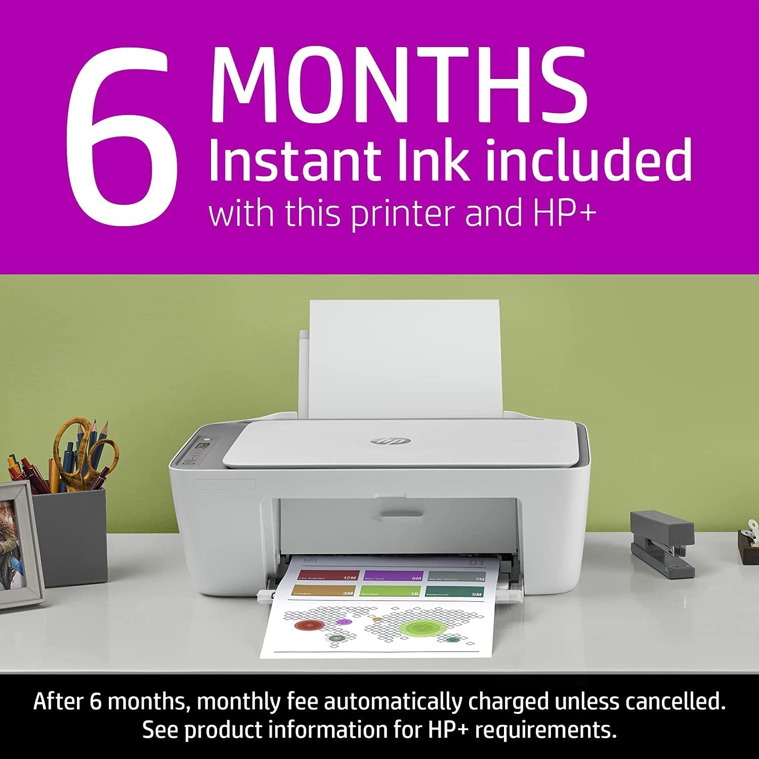 HP DeskJet 2755e Wireless All-in-One Printer (Renewed) N838