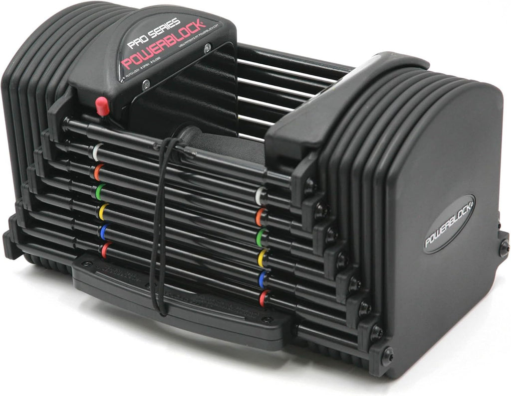 PowerBlock Pro 50 Adjustable Dumbbells, Sold in Pairs, 5-50 lb Y715658