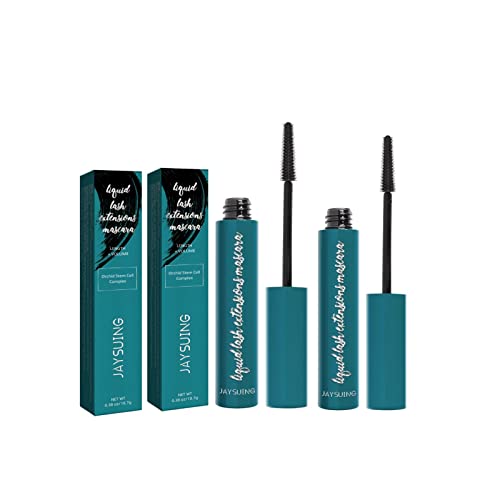 Mascara Liquid Lash Extensions, Thrive Liquid Lash Extensions Mascara,Premium Waterproof Smudge-proof Natural No Clumping Smudging Lasting All Day(2PCS)