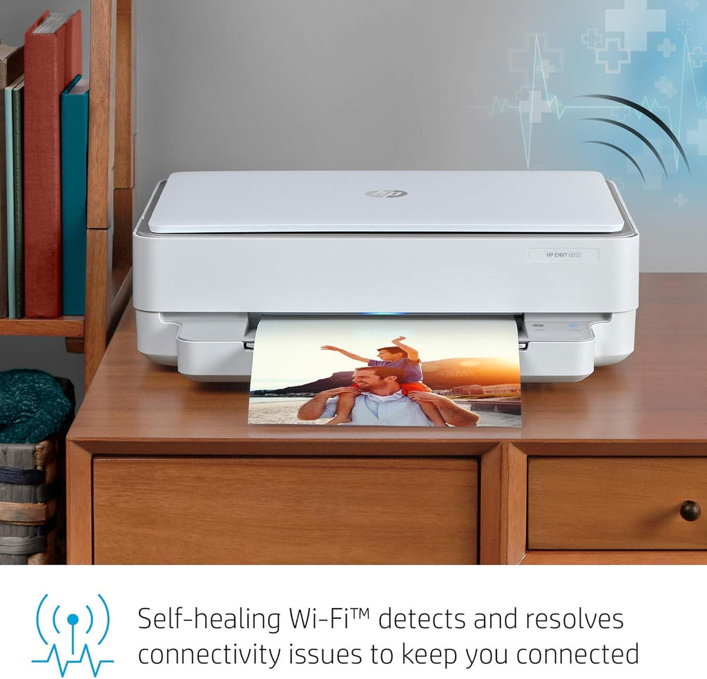 HP Envy 6055 Wireless All-in-One Printer (Renewed) R4321