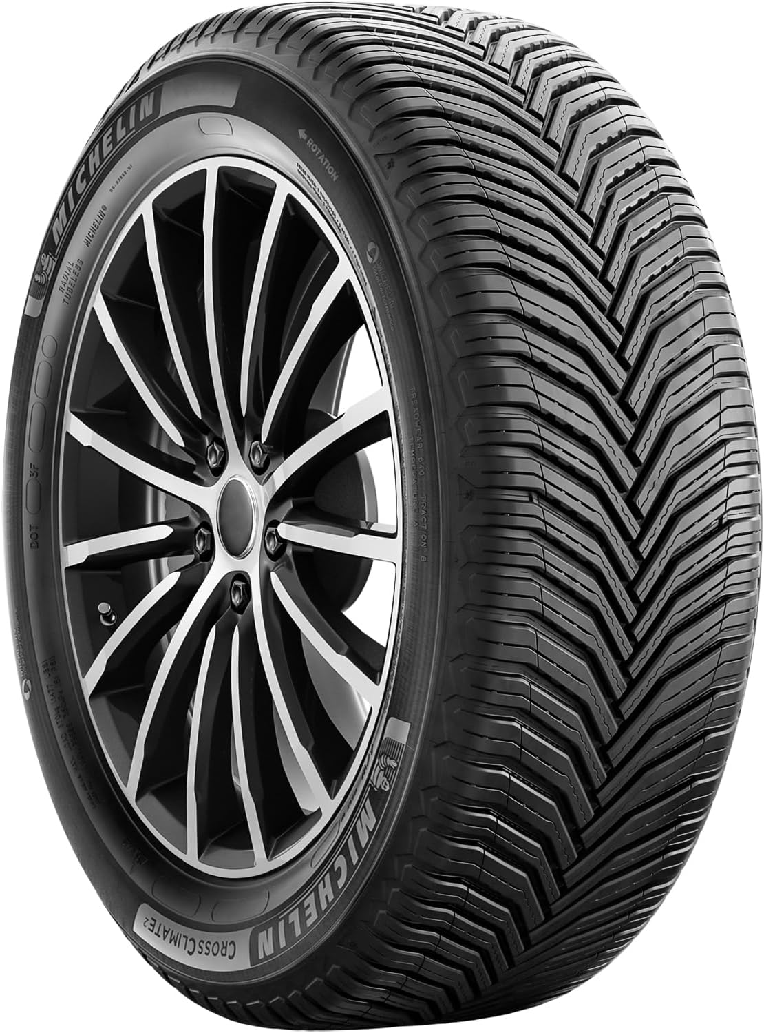 MICHELIN CrossClimate2, All-Season Car Tire, SUV, CUV - 205/65R16 95H