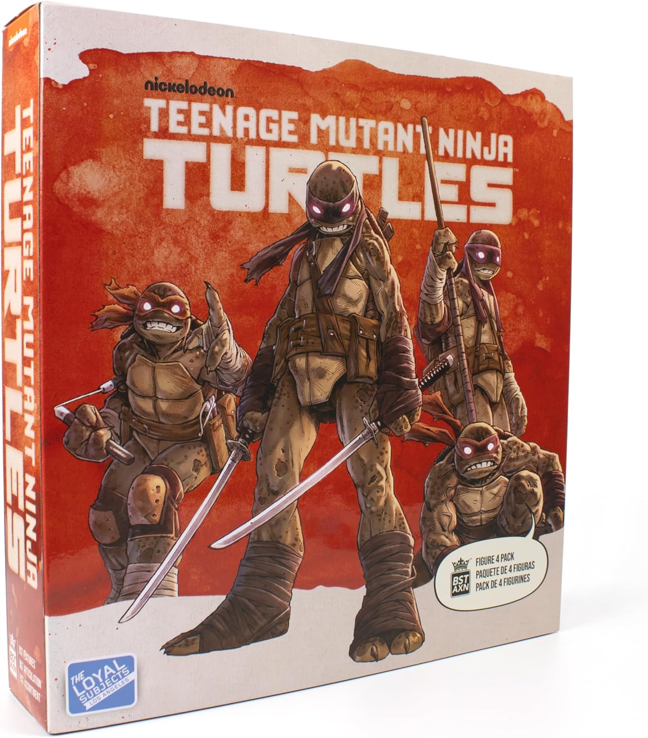 Teenage Mutant Ninja Turtles BST AXN IDW Zombie Turtles 5-inch Action Figure 4-Pack L931994