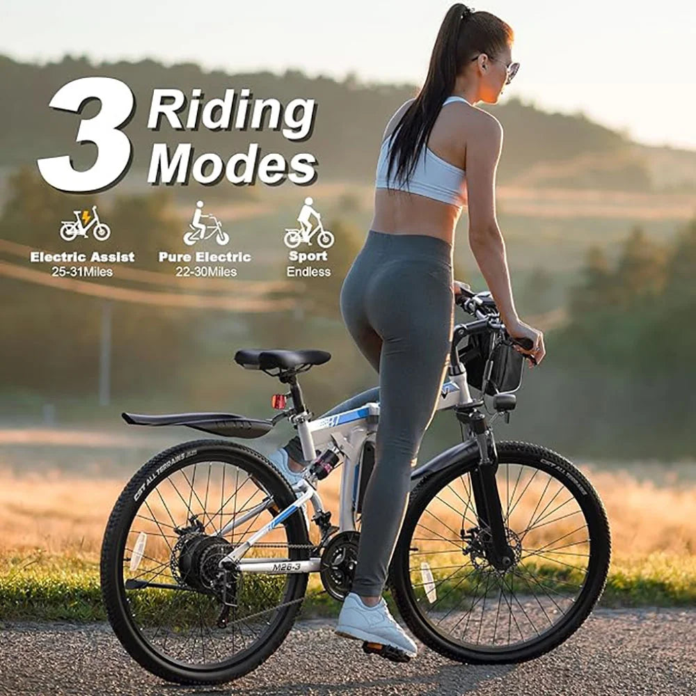 VARUN Electric Bike for Adults Foldable Ebike 750W Motor 48V Removable Battery W82555