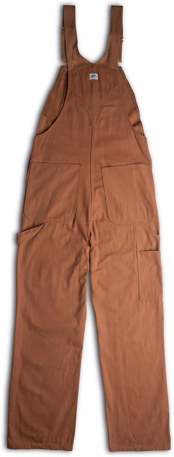 Liberty Men's Duck Bib Overall Pecan 38x30 T83865