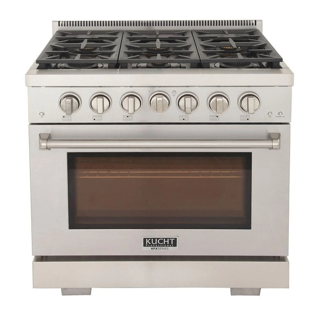 Kucht Professional 36" Stainless Steel Propane Gas Range with Oven P94741