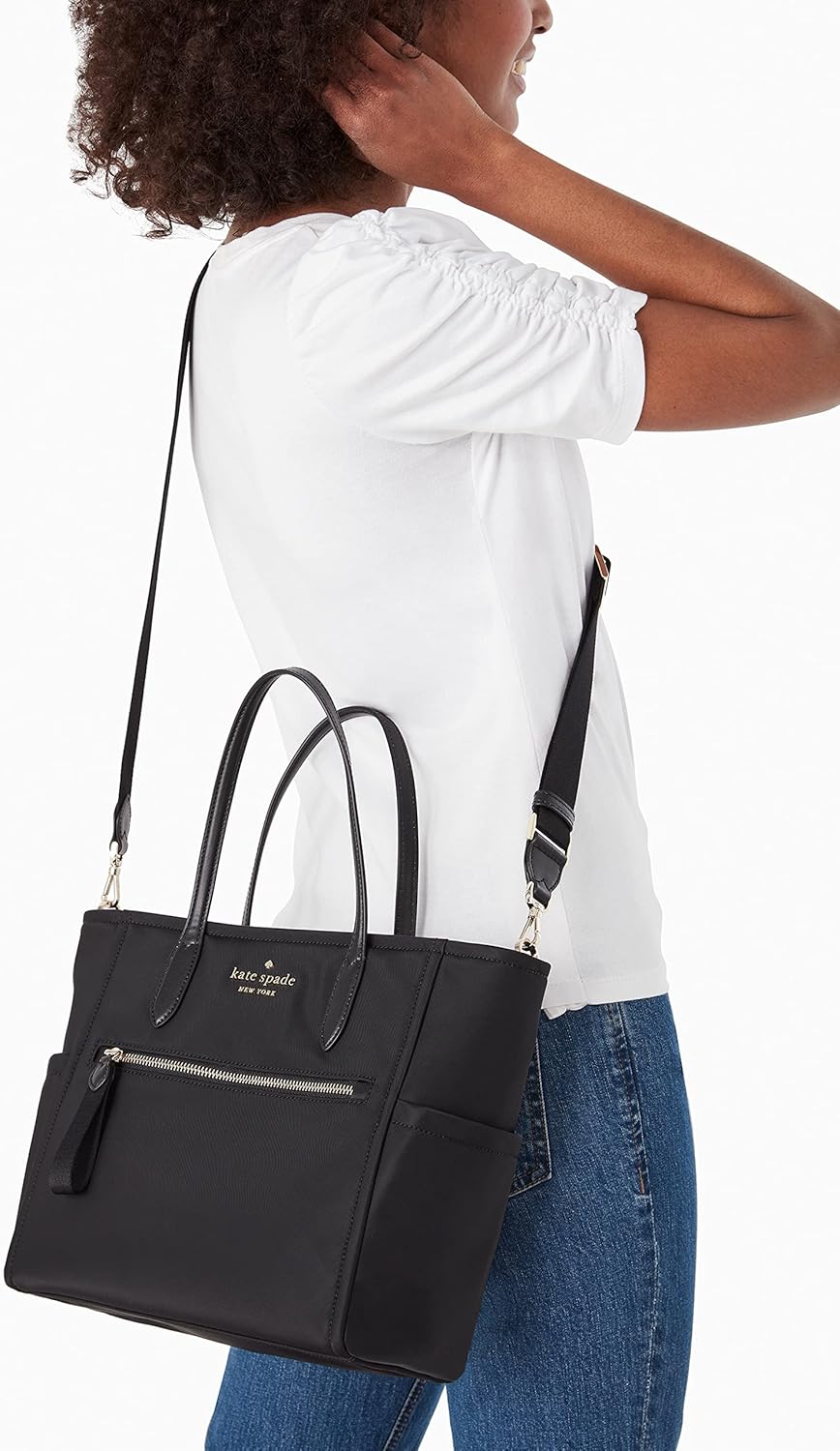 Kate Spade New York Chelsea Nylon Satchel Black V695
