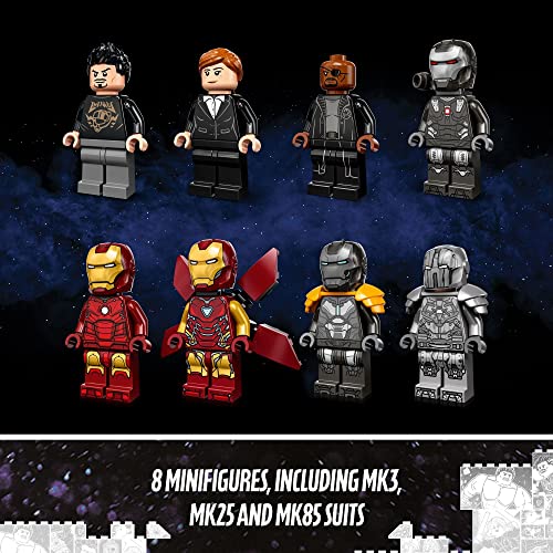Lego Marvel Iron Man Armory Building Set 76216 with 3 Suit Minifigures C54698