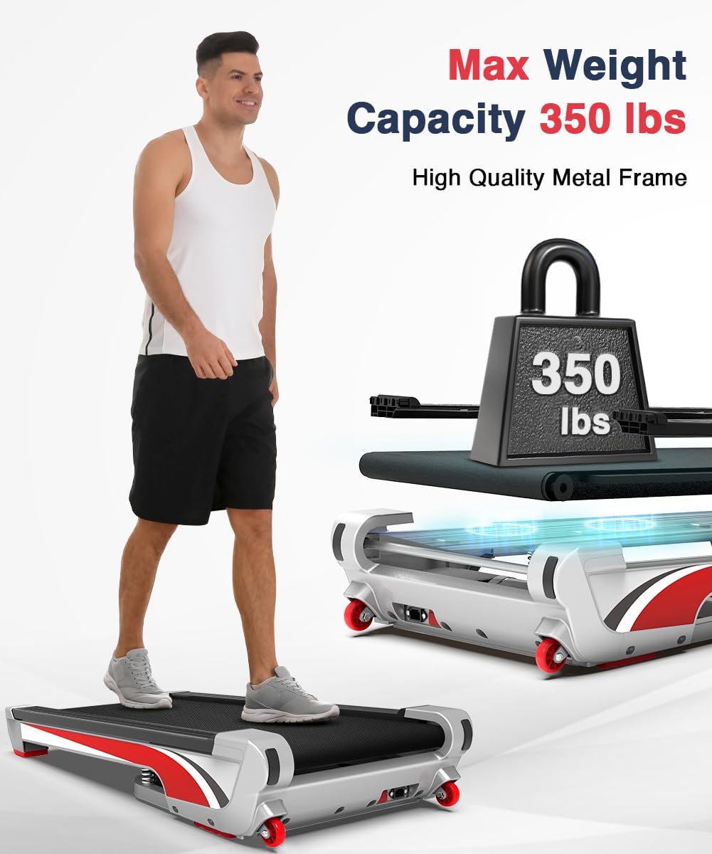 Redliro Walking Pad Treadmill with 6% Incline, 350+ lb Capacity X391818