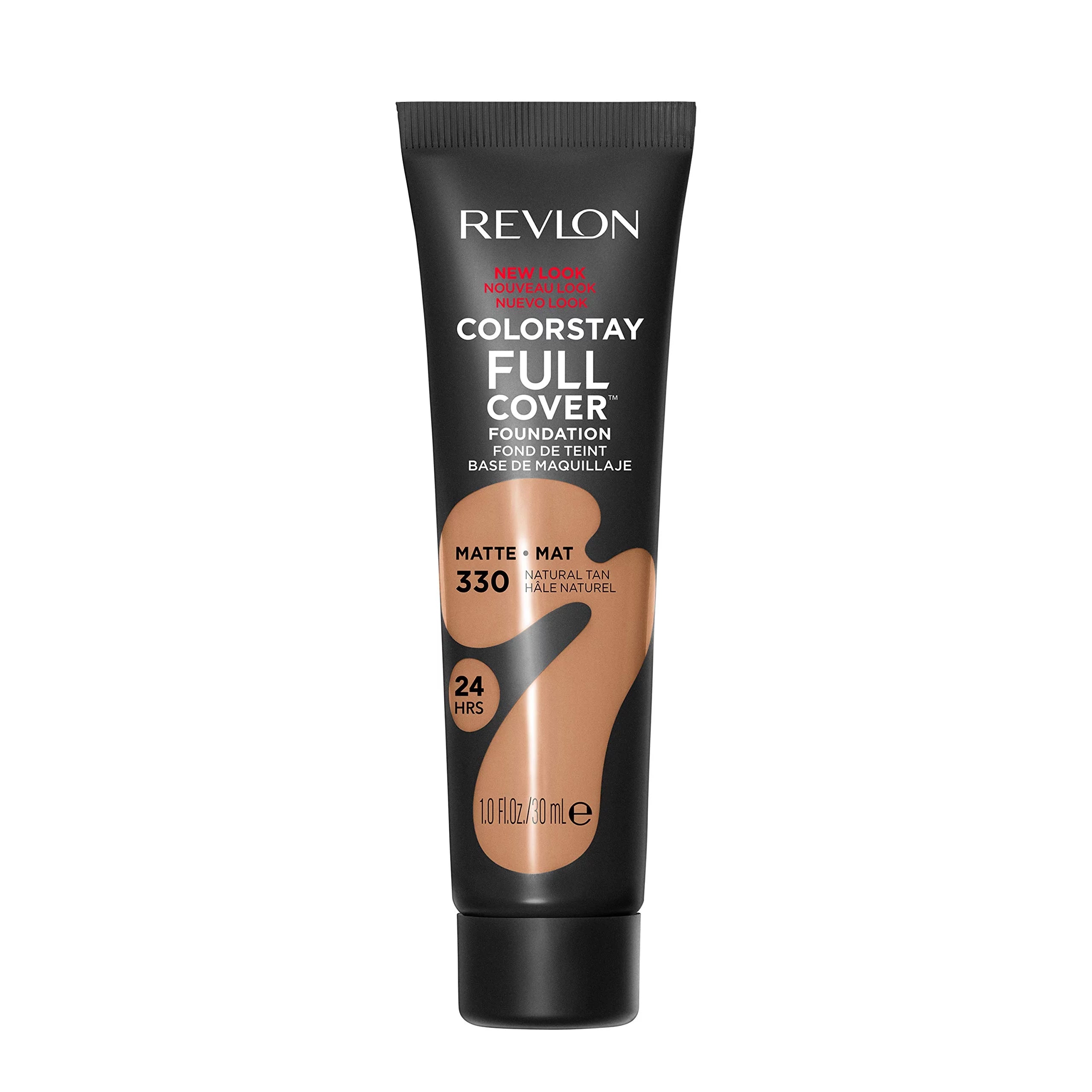 Revlon ColorStay Full Cover Matte Foundation 330 Natural Tan, 1 Fl Oz (Pack of 10) Y5635