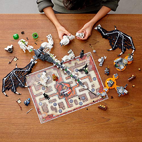 LEGO NINJAGO Skull Sorcerer’s Dragon 71721 Building Set with Warrior Figures S862