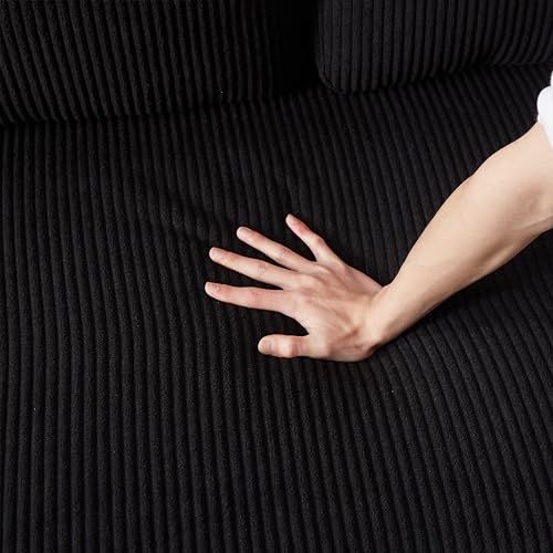 L-Shaped Pull Out Sleep Sofabed with Storage Chaise, Chenille Upholstered X30892