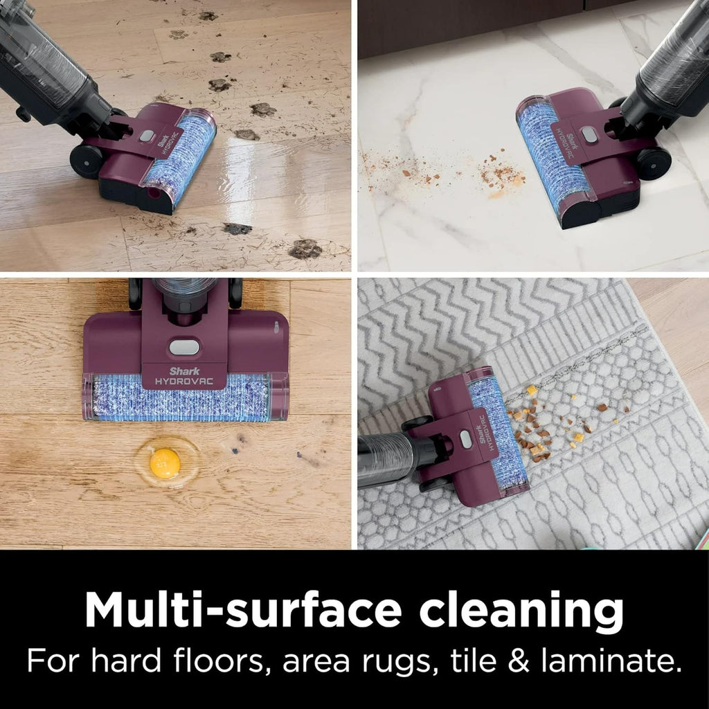 SHARK WD100 HydroVac 3-in-1 Vacuum, Mop & Self-Cleaning Corded System (Renewed) P8763