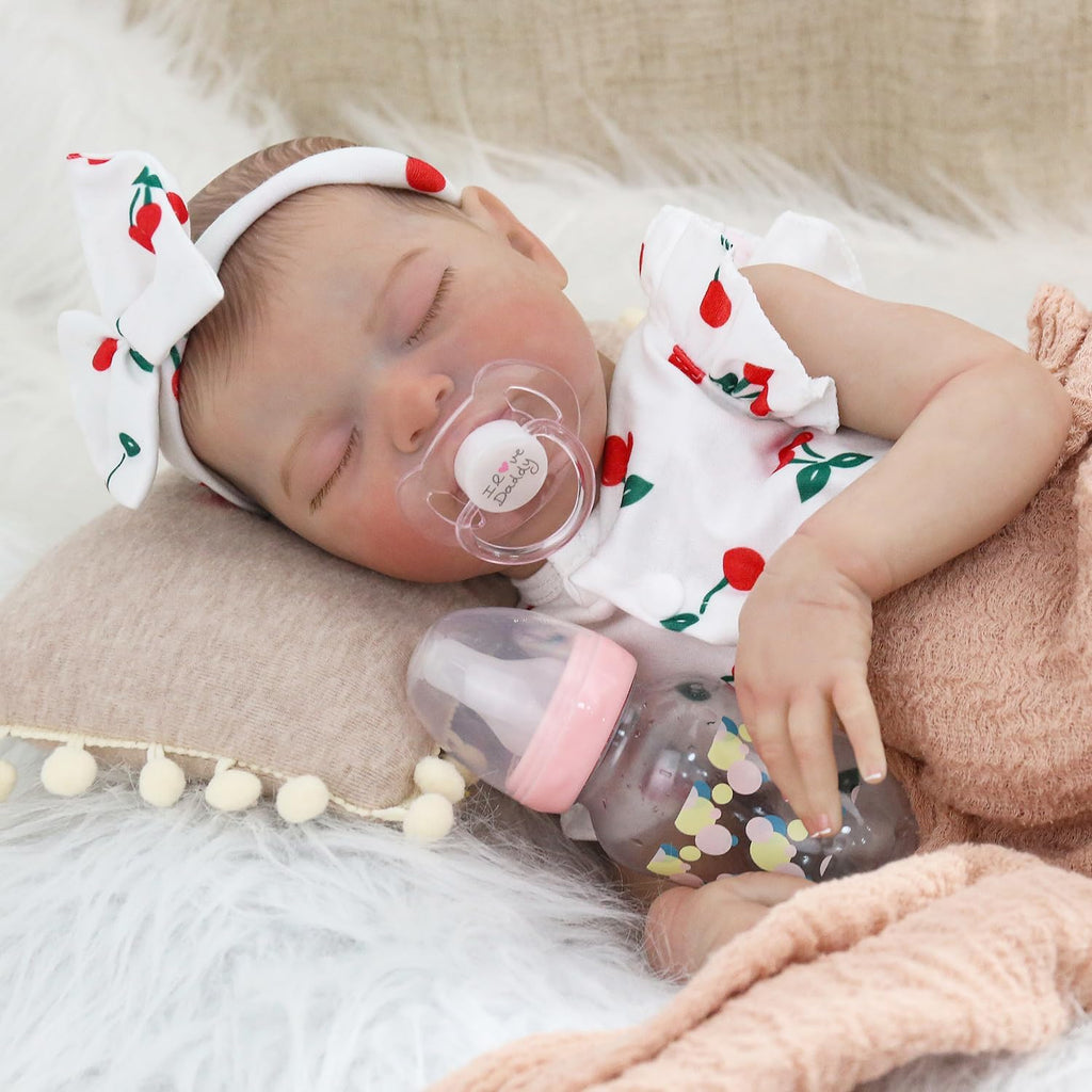 Realistic Reborn Baby Doll Laura - 20 Inch Lifelike Girl Baby Doll with Gift Box J7834