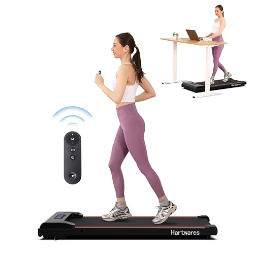 Walking Pad Treadmill Under Desk Treadmill,Walking Pad Treadmills for Home Portable Treadmill with Remote Control,2.5HP Brushless Motorized Walking Treadmill,2 in 1 Treadmill for Home Office