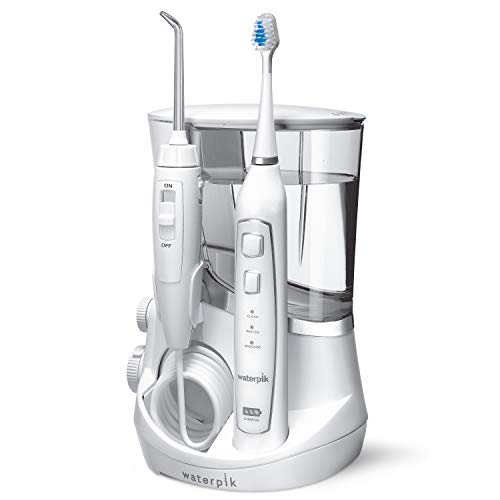 Waterpik Complete Care 5.0 Water Flosser + Sonic Electric Toothbrush, Black WP-862