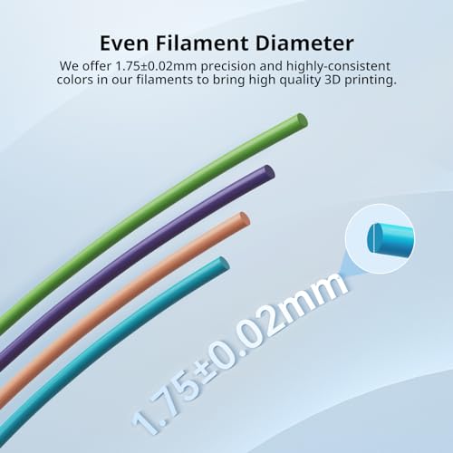 ANYCUBIC PLA 3D Printer Filament 1.75mm, 1KG Spool, Pearl Black Q330236