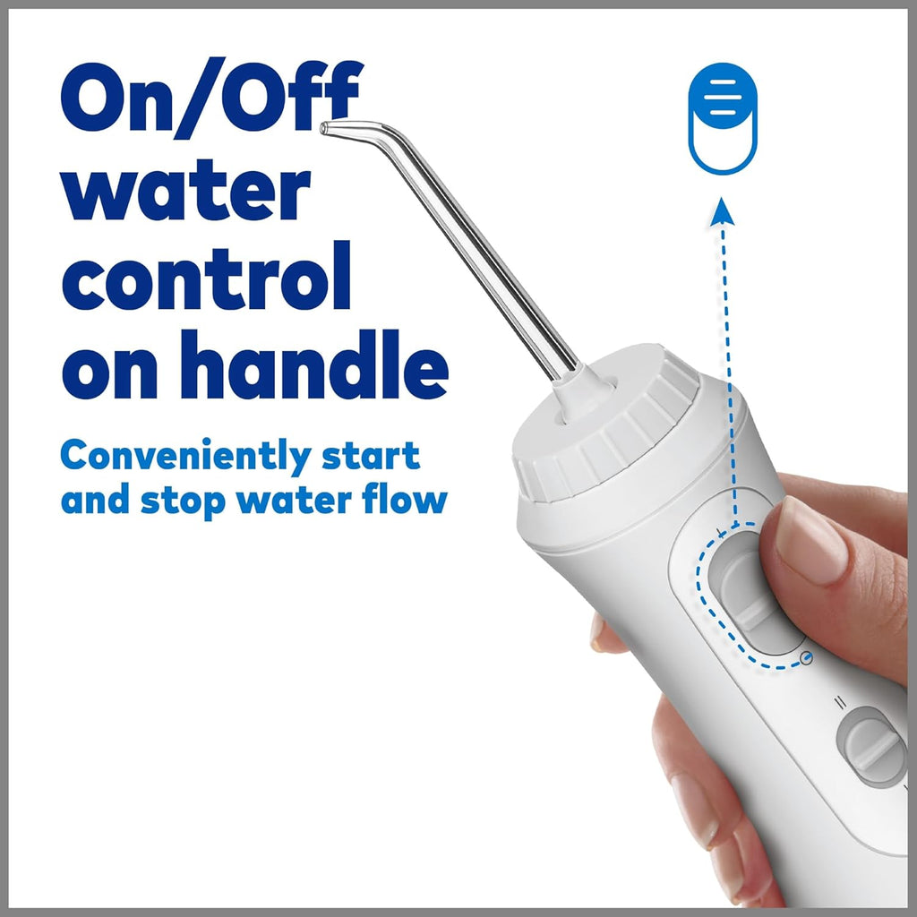 Waterpik Cordless Plus Water Flosser WP-450, White, Rechargeable C22309