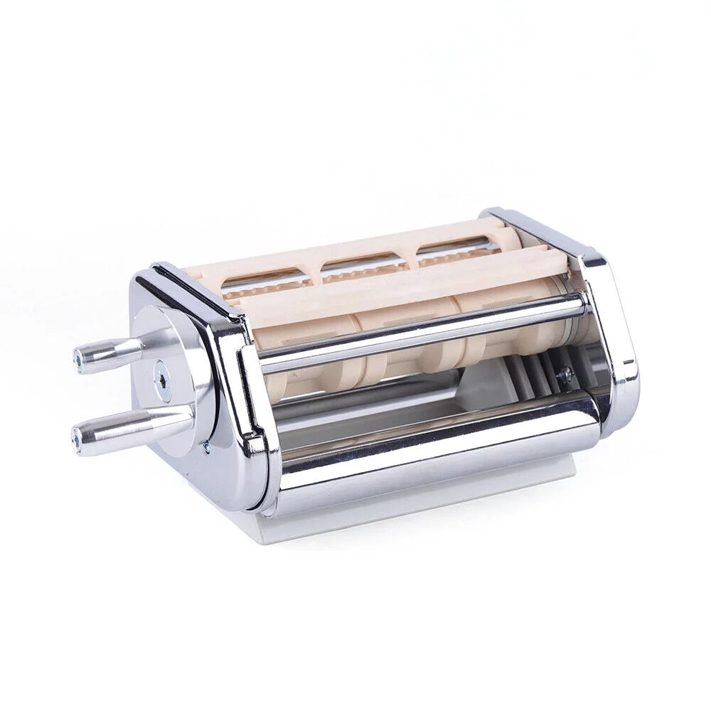 ZhdnBhnos Kitchen Pasta Roller Cutter Ravioli Maker Stand Mixer Attachment Stainless Steel C104560