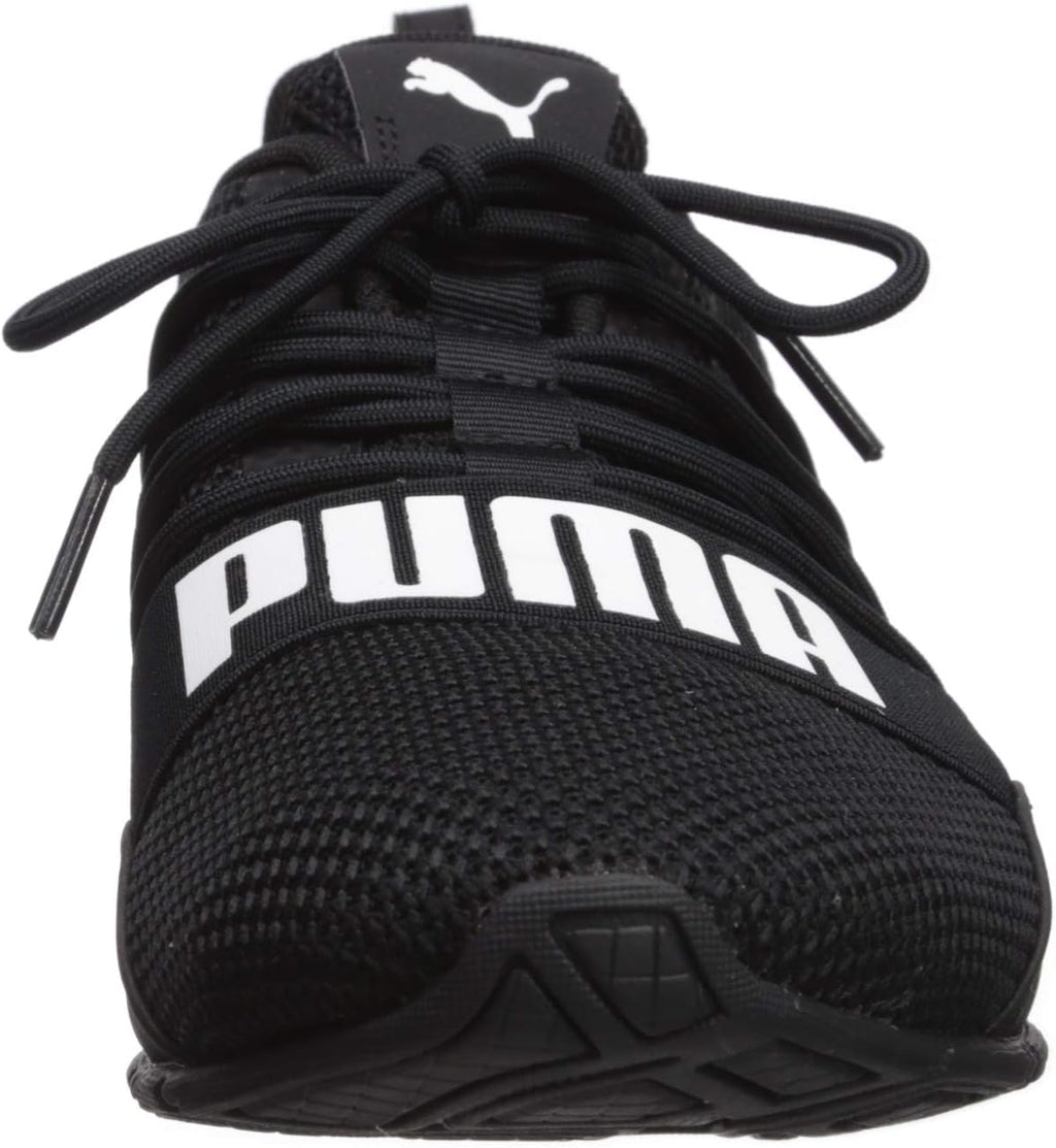 Puma Men's Cell Regulate Woven Running Shoe Black/White 10.5 B40597