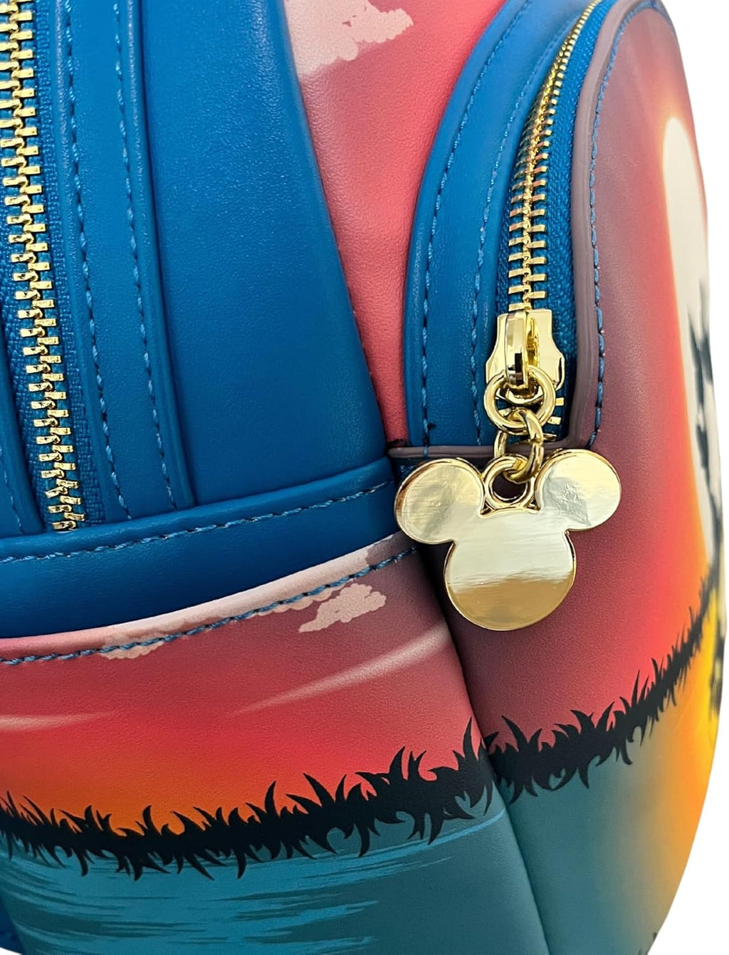 Loungefly Mickey and Minnie Glow in the Dark Double Strap Shoulder Bag Q245818