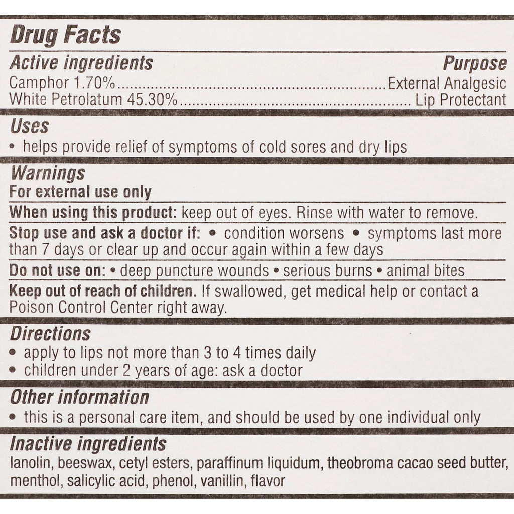 Carmex Medicated Classic Lip Balm Tubes, 0.35 oz, 36 Count U181