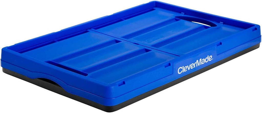 CleverMade 62L Collapsible Storage Bins with Lids, 3 Pack E869