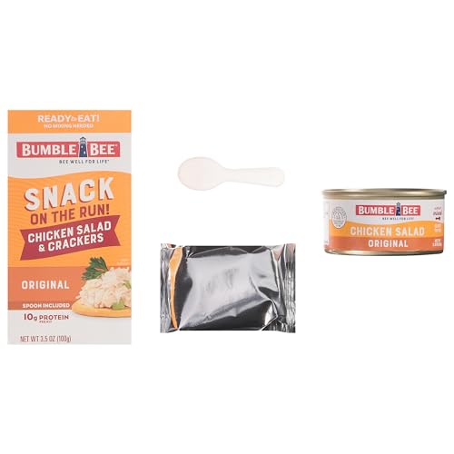 Bumble Bee Snack on the Run BBQ Chicken Salad with Crackers Kit, 3.5 oz (Pack of 12) Z786