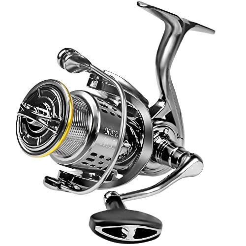 Saltwater Spinning Reel, 12+1BB Ultra Lightweight Powerful Fishing Reel, Metal Frame Carbon Fiber 33 LB Max Drag, 5.5:1 High Speed Ultra Smooth for Saltwater Fishing Reels