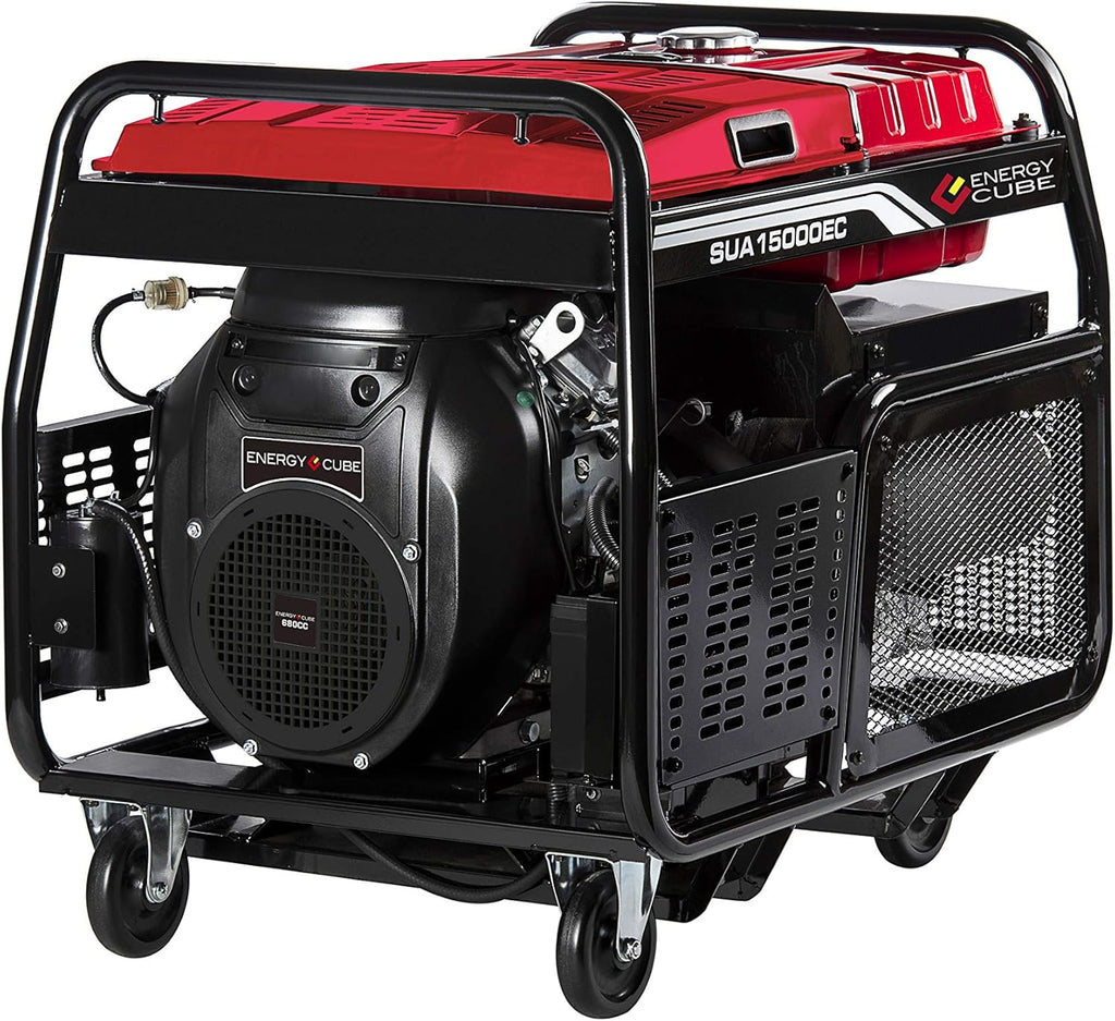 A-iPower SUA15000ECV 15000-Watt Portable Generator Gas Powered Electric Start C83740