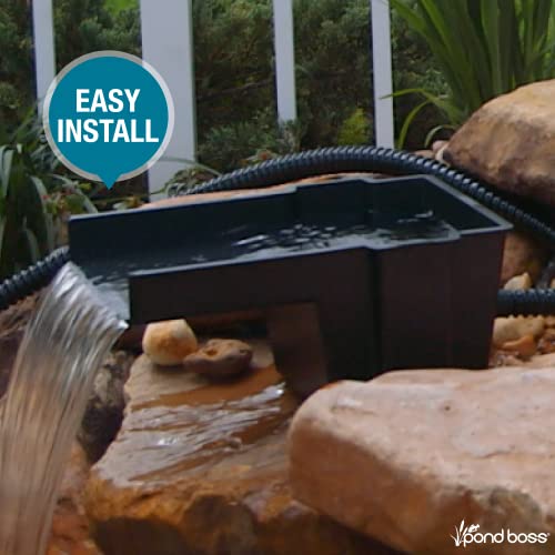 POND BOSS Waterfall Spillway 8 inch Weir for Ponds and Streams Z187