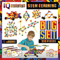 | STEM Learning Toys | Creative Construction Engineering | Fun Educational Building Blocks Toy Set for Boys and Girls Ages 5 6 7 8 9 10 Year Old + | Best Toy Gift for Kids | Activity Game