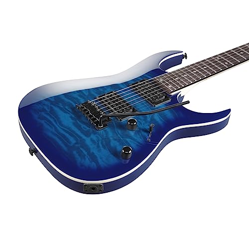 Ibanez GRGA120QATBB GIO RGA Electric Guitar, Transparent Blue Burst U420