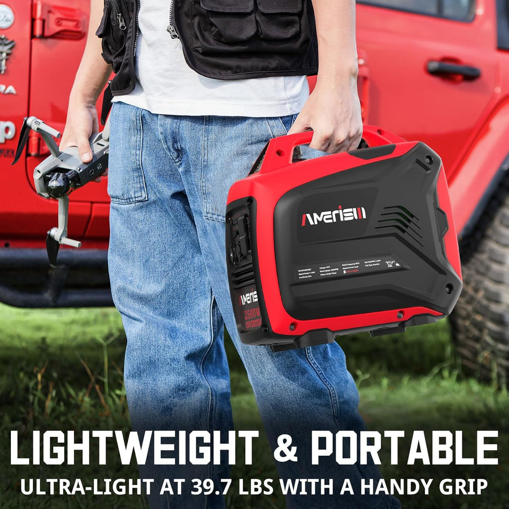 PowerSmart 2500-Watt Gas Powered Portable Inverter Generator V152