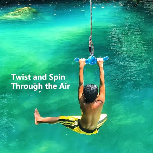Ninja-Twister Swing Spins Set, 360° Handle Twist, Adjustable Slackline Attachments S13716