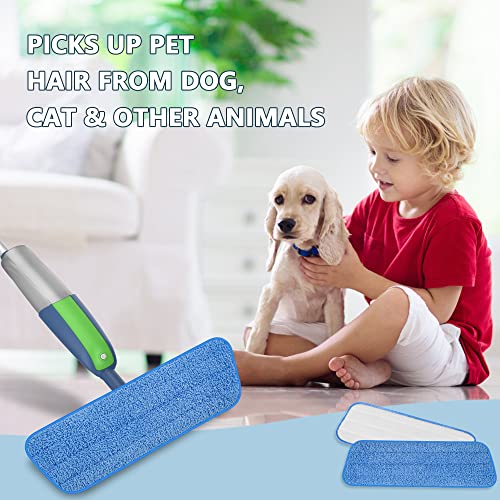 MEXERRIS Microfiber Spray Mop for Hardwood Floors with 3 Washable Pads D8572