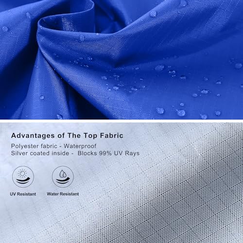 MASTERCANOPY Replacement Pop Up Canopy Top 10x10 Black E648