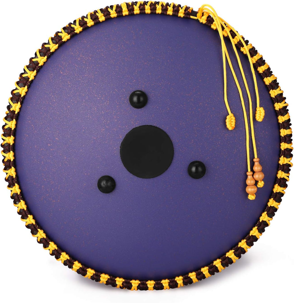 14 inch Carbon Steel Tongue Drum C-Key with Drumsticks V748