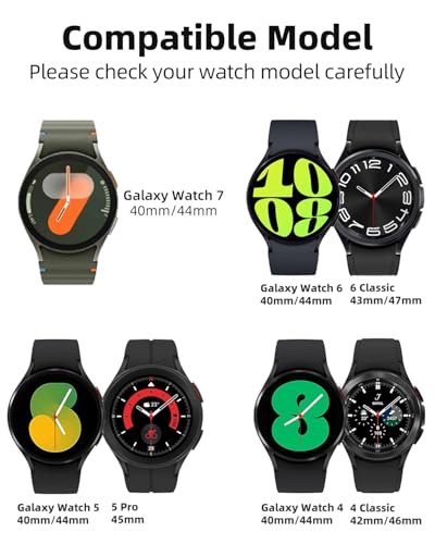 Stretch Watch Band Compatible with Samsung Galaxy Watch 7/6/5/4, 20mm Nylon Sport Loop E1964