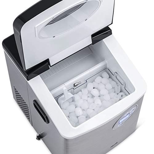 Newair Portable Ice Maker 50 lb Daily, Compact Countertop, Stainless Steel Z926920