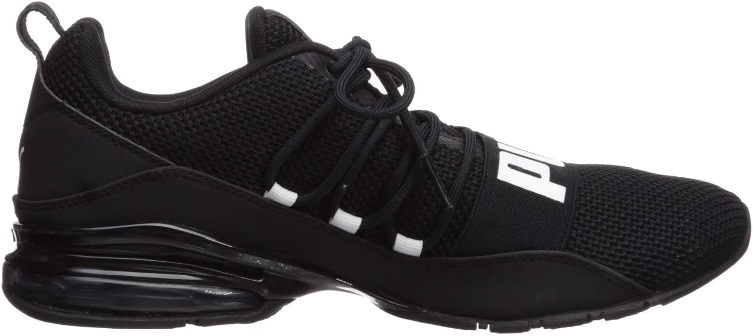 Puma Men's Cell Regulate Woven Running Shoe Black/White 11 G861478