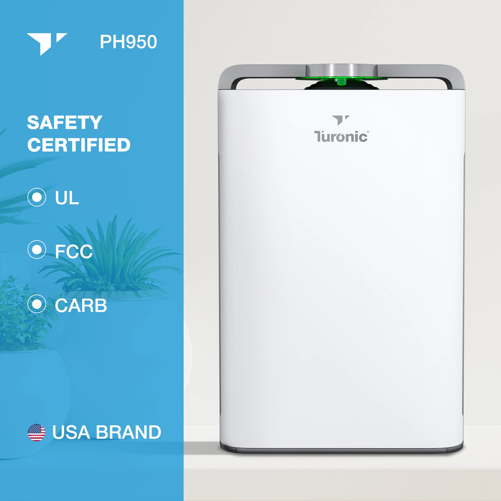 Turonic PH950 Hepa Air Purifier with Humidifier for Large Rooms D300987